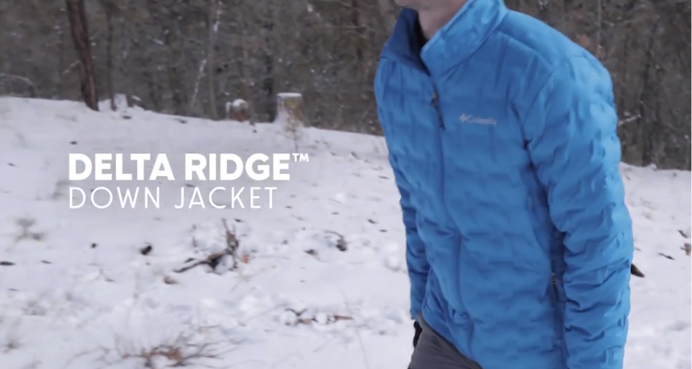 men's delta ridge down hooded jacket